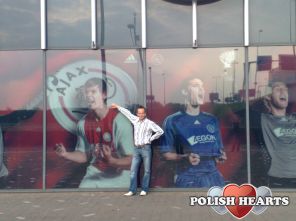 Przed meczem Ajaxu . Przed meczem Ajaxu .
