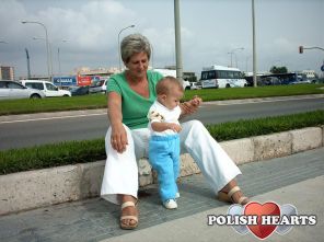 Z wnuczką:)
