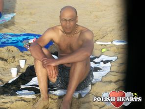 me in de beach