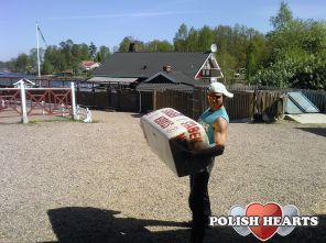 lato Szwecja,praca przy konikach  2008