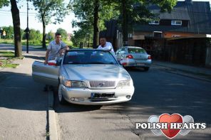 z ojcem przed meczem Polski:p